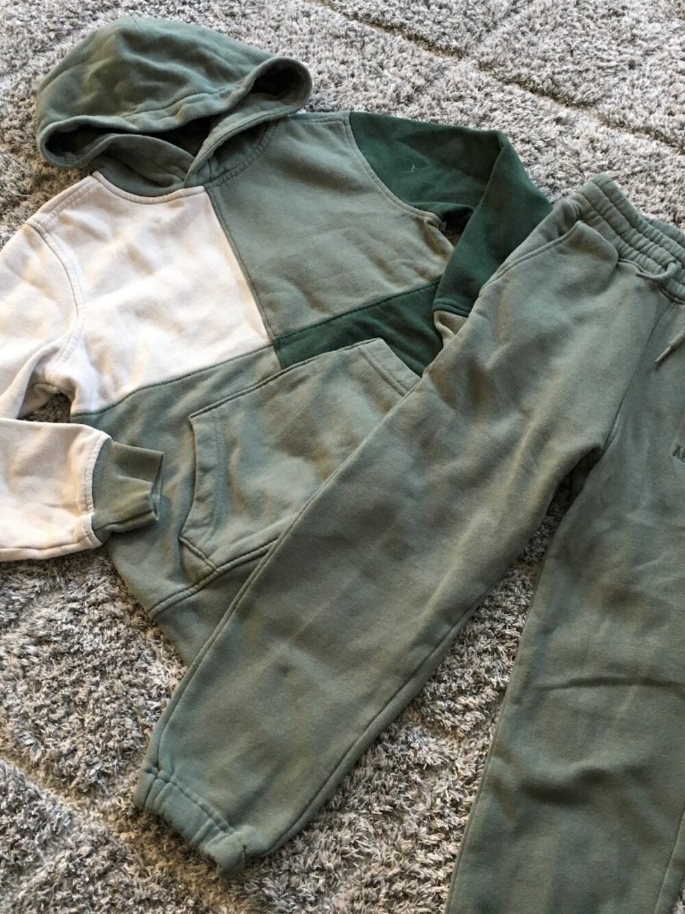 Abercrombie Kids Colorblock Hoodie + Sweatpants